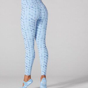 TAVI Blue Geometric High-Waist Leggings – XL